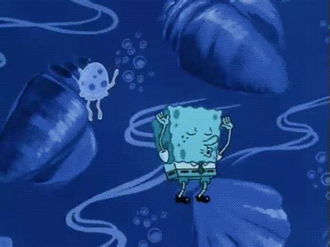 spongebob party gif